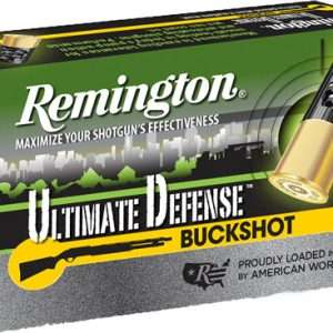 REMINGTON ULTIMATE DEFENSE 12GA 3" #4 BUCK 5RD 20BX/CS