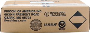 FIOCCHI 20GA 2.75" 3/4OZ #7.5 1075FPS 250RD CASE LOT
