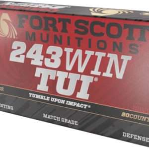 FORT SCOTT 243 WIN 80GR TUI SOLID COPPER 20RD 10BX/CS