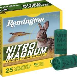REMINGTON NITRO-MAG 12GA 3" 1-7/8OZ #4 1210FPS 25RD 10BX/C