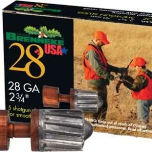 BRENNEKE USA 28GA 2.75" 5/8OZ SLUG 5RD 40BX/CS