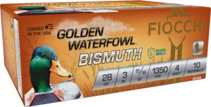 FIOCCHI GOLDEN BISMUTH 28GA 3" 15/16OZ #4 10RD 10BX/CS