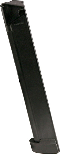 AMEND2 MAGAZINE FOR GLOCK MOD C 9MM 34RD POLY BLACK