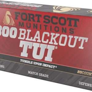 FORT SCOTT 300 AAC 115GR TUI SOLID COPPER 20RD 25BX/C