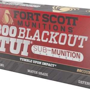 FORT SCOTT 300 AAC 190GR TUI SOLID COPPER 20RD 25BX/C