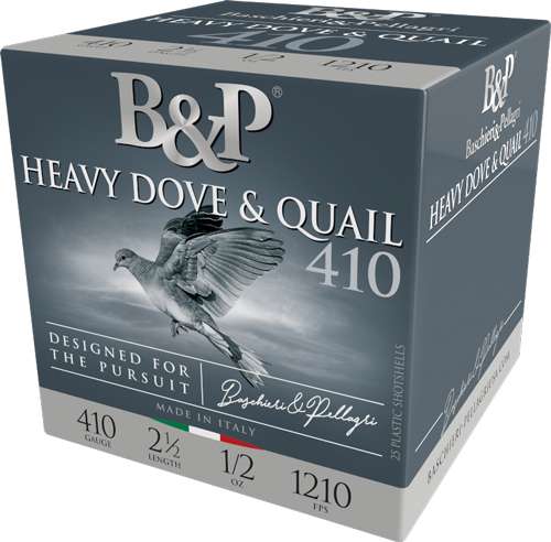 B&P 410 2.5" 1/2OZ #7.5 1210FPS 250RD CASE LOT