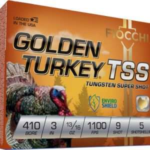 FIOCCHI GOLDEN TURKEY TSS 410 3" 13/16OZ #9 5RD 10BX/CS