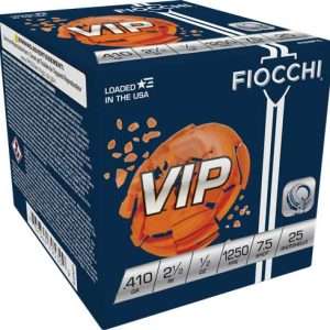 FIOCCHI VIP 410 2.5" 1/2OZ #7.5 1250FPS 250RD CASE LOT