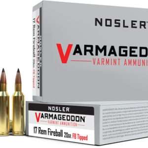 NOSLER VARMAGEDDON 17 REM FB 20GR FBT 20RD 20BX/CS