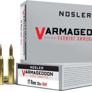 NOSLER VARMAGEDDON 17 REM 20GR HPFB 20RD 20BX/CS