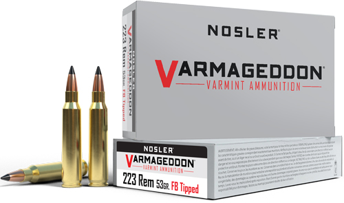 NOSLER VARMAGEDDON 223 REM 53GR FBT 20RD 20BX/CS