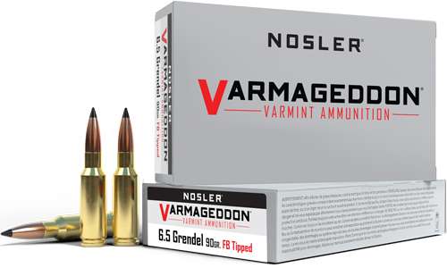 NOSLER VARMAGEDDON 6.5 GRENDAL 90GR FBT 20RD 10BX/CS