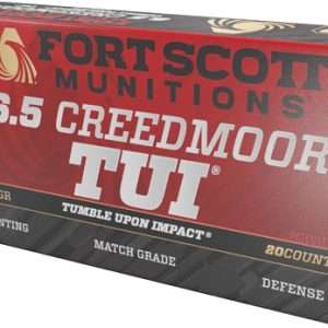 FORT SCOTT 6.5 CM 123GR TUI SOLID COPPER 20RD 10BX/CS