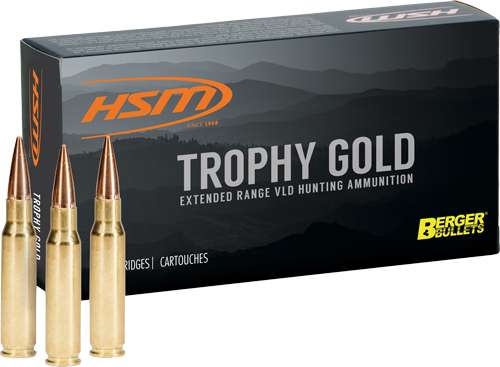 HSM TROPHY GOLD 6MM BENCHREST 95GR BERGER VLD 20RD 25BX/CS