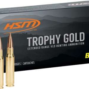 HSM TROPHY GOLD 7MM RUM 168GR BERGER HUNTING VLD 20RD 20BX/C
