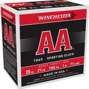 WINCHESTER AA 20GA 2.75" 1OZ #7.5 1165FPS 250RD  CASE LOT