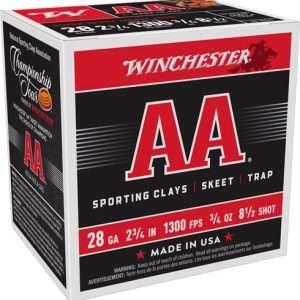 WINCHESTER AA 28GA 2.75" 3/4OZ #8.5 1300FPS 250RD CASE LOT