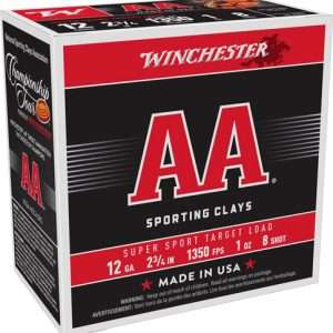 WINCHESTER AA 12GA 2.75" 1OZ #8 1350FPS 250RD CASE LOT