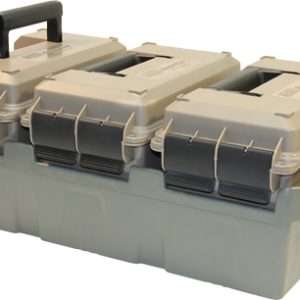MTM 50 CALIBER 3 CAN AMMO CRATE FDE/GREEN LOCKABLE