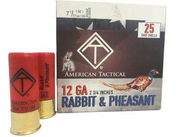 ATI GAME LOAD 12GA 2.75" 1OZ #7.5 250RD CASE LOT*