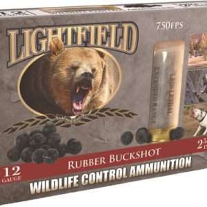 LIGHTFIELD 12GA 2.75" 21-BALL RUBBER BUCKSHOT 5RD 10BX/CS