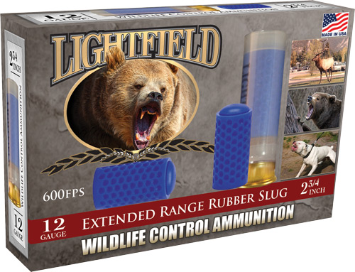 LIGHTFIELD 12GA 2.75" X-RANGE RUBBER SLUG 5RD 10BX/CS - Image 2