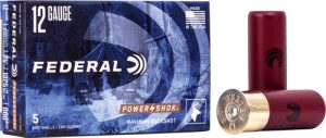 FEDERAL 12GA 2.75" 000 BUCK 8 PELLETS 5RD 50BX/CS