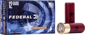 FEDERAL POWER SHOK 12GA 2.75" 1OZ SABOT 5RD 50BX/CS