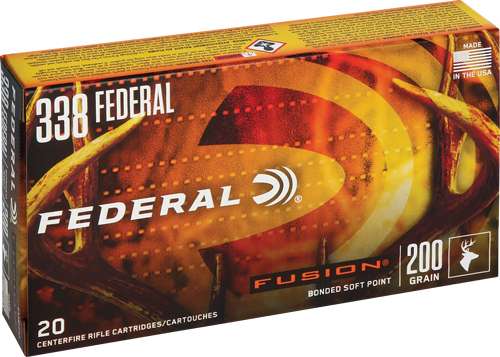 FEDERAL FUSION 338 FEDERAL 200GR FUSION 20RD 10BX/CS