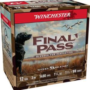 WINCHESTER FINAL PASS 12GA 3" 1-1/4OZ #BB & 1.5 25RD 10BX/CS