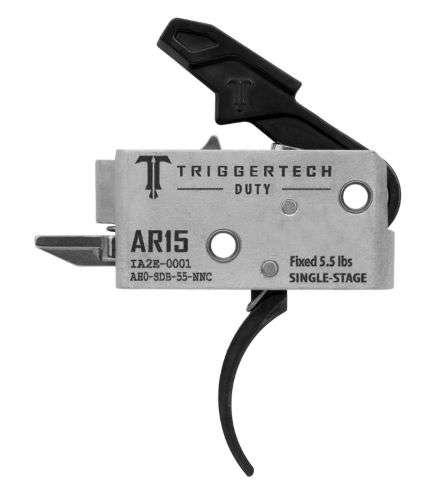 TRIGGERTECH AR-15 SINGLE STAGE BLACK DUTY FLAT 5.5LB
