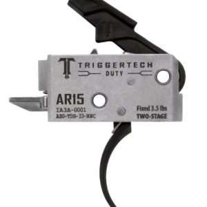 TRIGGERTECH AR-15 TWO STAGE BLACK DUTY CURVED 3.5LB