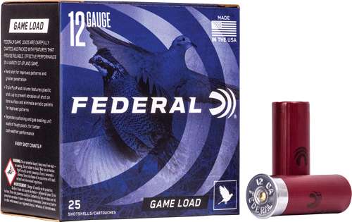 FEDERAL GAME LOAD 12GA 2.75" 1OZ #6 25RD 10BX/CS