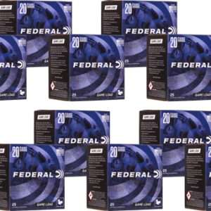 FEDERAL GAME LOAD 20GA 2.75" 7/8OZ #7.5 1210FPS CASE LOT