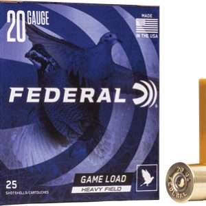 FEDERAL GAME LOAD 20GA 2.75" 1OZ #6 250RD CASE LOT