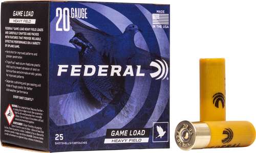 FEDERAL GAME LOAD 20GA 2.75" 1OZ #8 250RD CASE LOT