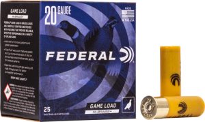 FEDERAL GAME LOAD 20GA 2.75" 1OZ #5 25RD 10BX/CS