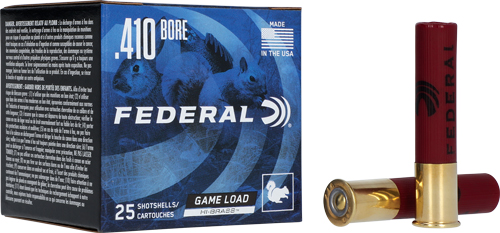 FEDERAL GAME LOAD 410 2.5" 1/2OZ #6 25RD 10BX/CS