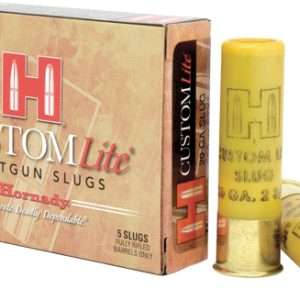 HORNADY CUSTOM LITE 20GA 2.75" 250GR SABOT SLUG 5RD 20BX/CS