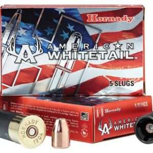 HORNADY WHITETAIL 12GA 2.75" INTERLOCK SLUG 5RD 20BX/CS
