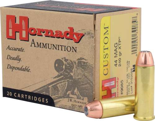 HORNADY 44 REM MAG 240GR XTP 20RD 10BX/CS