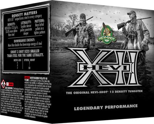 HEVI-SHOT XII-12 DENSITY 12GA 3" 1-1/4OZ #6 25RD 10BX/CS <