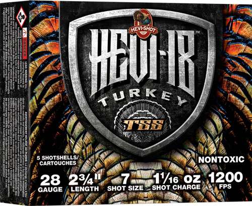 HEVI-SHOT HEAVY 18 TSS 28GA 3" 1-1/16OZ #7 5RD 10BX/CS