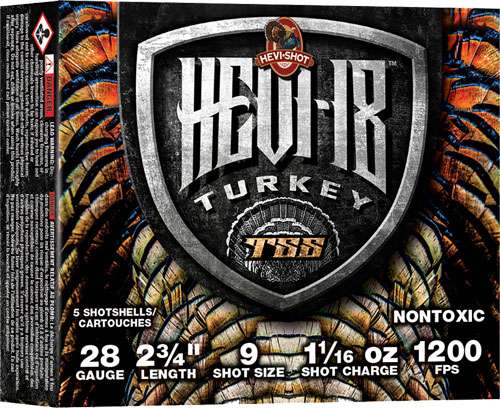 HEVI-SHOT HEAVY 18 TSS 28GA 3" 1-1/16OZ #9 5RD 10BX/CS