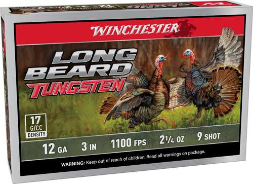 WINCHESTER LONG BEARD TS17 12GA 3" 2-1/4OZ #9 5RD 10BX/CS