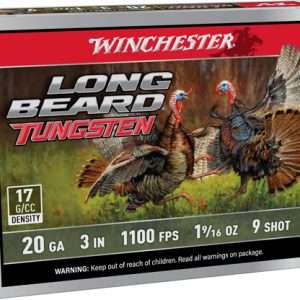 WINCHESTER LONG BEARD TS17 20GA 3" 1-9/16OZ #9 5RD 10BX/C