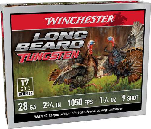 WINCHESTER LONG BEARD TS17 28GA 2.75" 1-1/4OZ #9 5RD