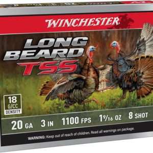 WINCHESTER LONG BEARD TSS 20GA 3" 1-5/8OZ #8 5RD 10BX/CS