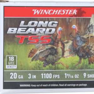 WINCHESTER LONG BEARD TSS 20GA 3" 1-5/8OZ #9 5RD 10BX/CS