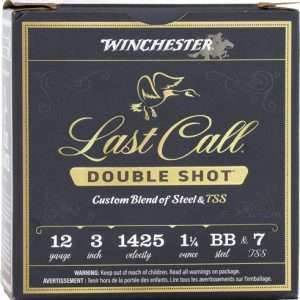 WINCHESTER LAST CALL 12GA 3" 1-1/4OZ #BB & #7 25RD 10BX/CS